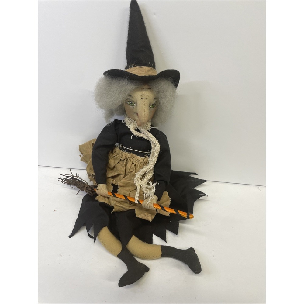 Halloween Gabriella Witch Doll Gathered Traditions Joe Spencer